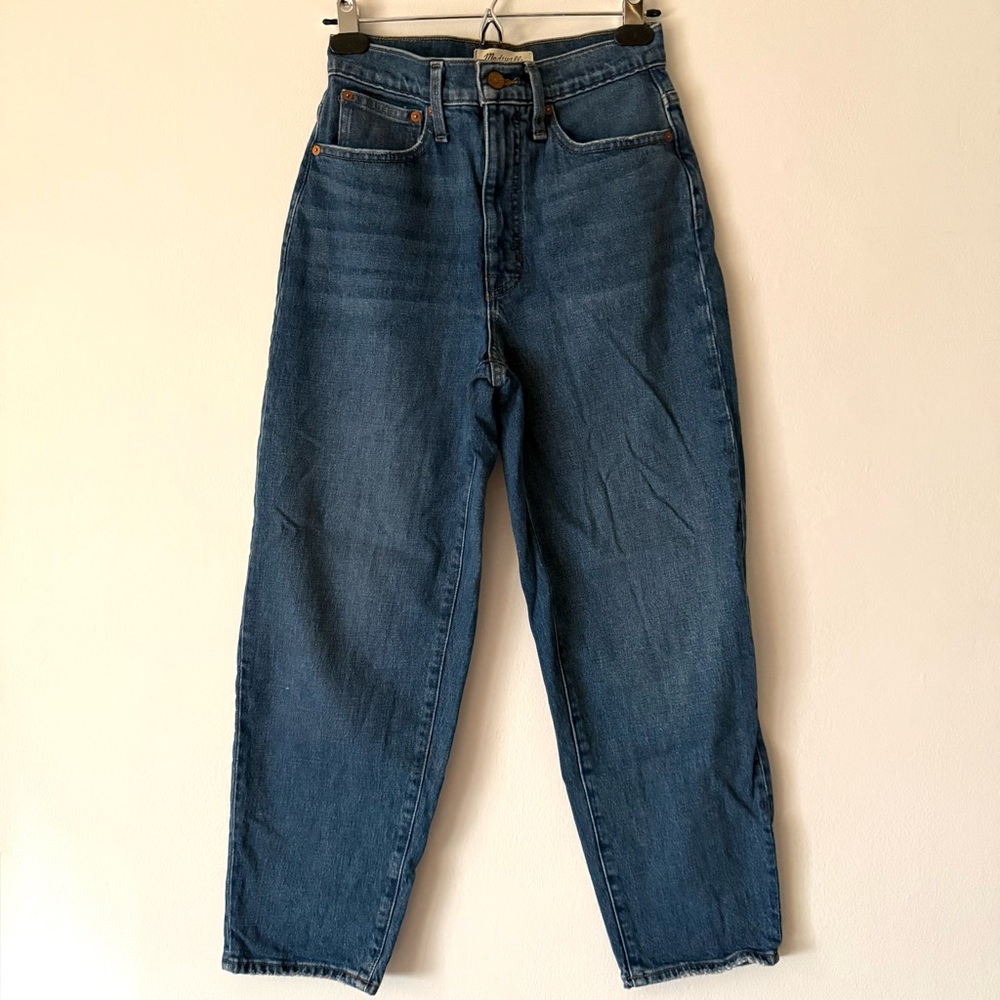 Madewell W25 Medium Blue Balloon Jean